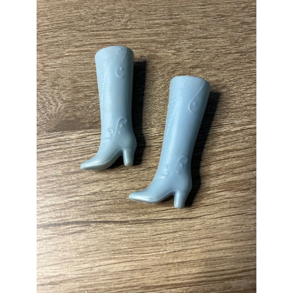 Barbie Boots Light Blue Tall Riding Style For Fashion Dolls